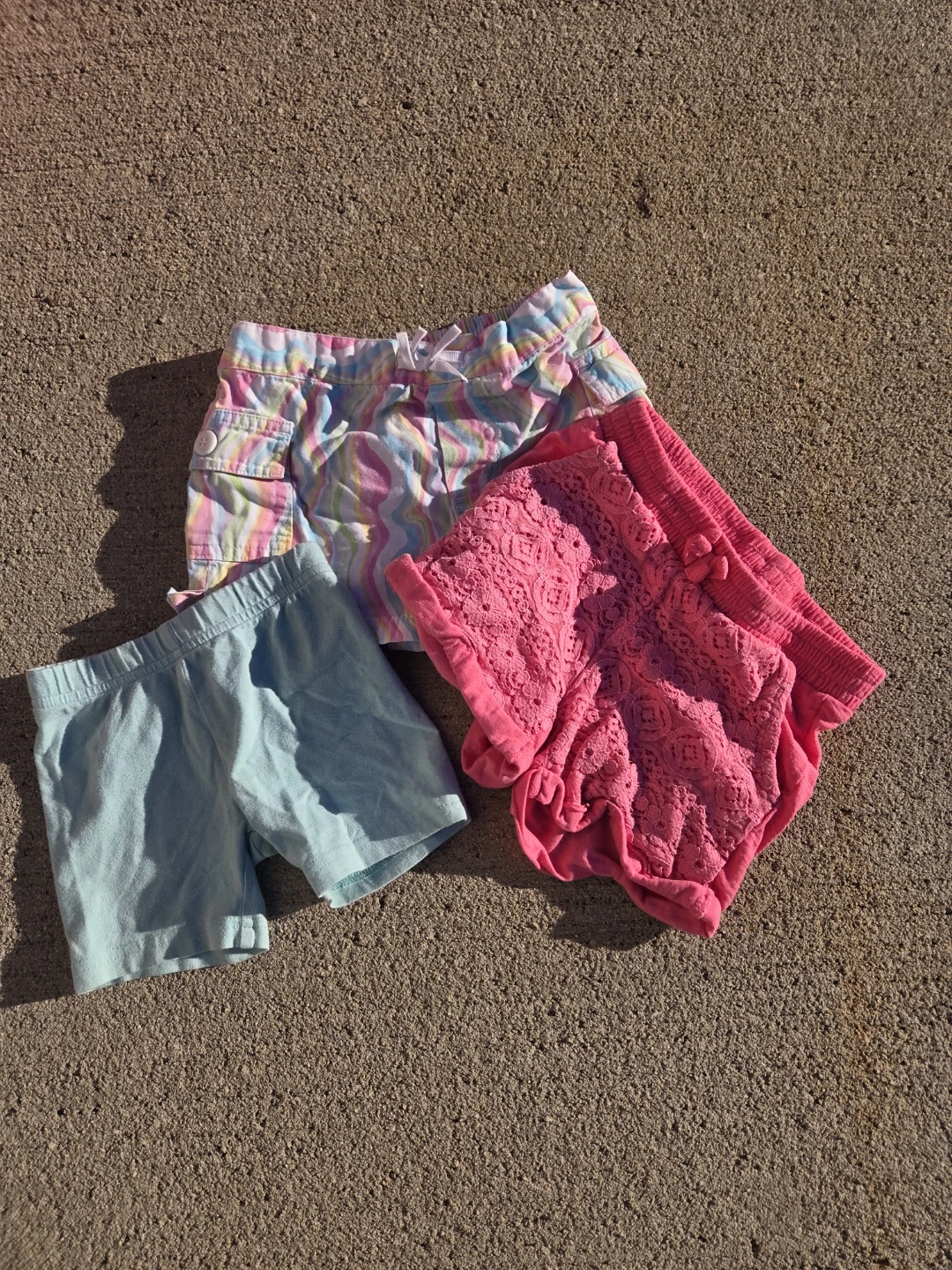Set of 3 Girls' Shorts