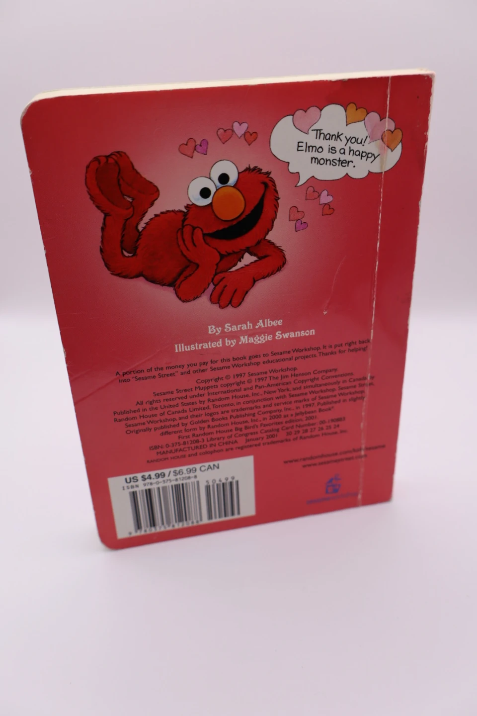 Elmo Loves You Sesame Street Children's Book - photo 3