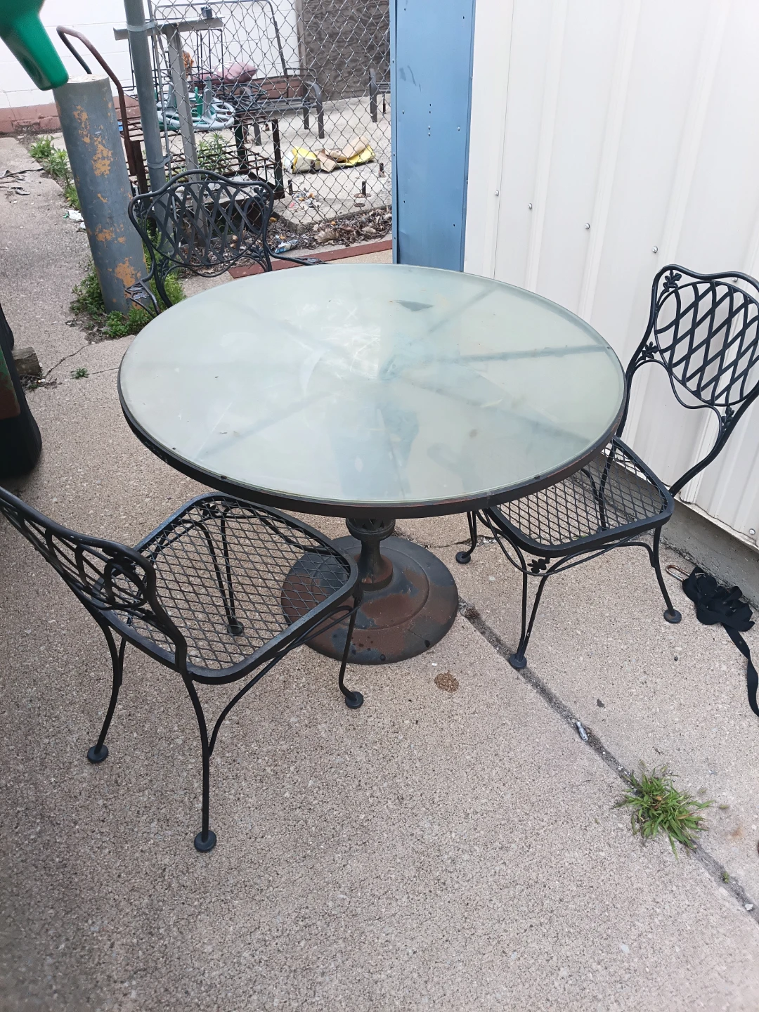 3-Piece Wrought Iron Bistro Set - photo 3