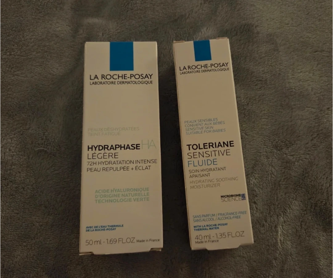 La Roche-Posay Hydraphase HA and Toleriane Sensitive Fluide