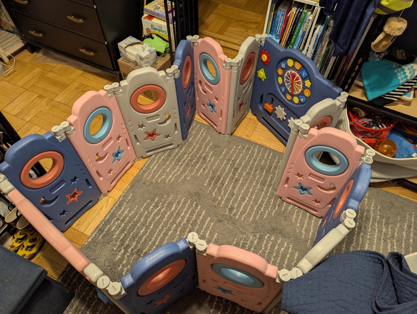 Babyjoy Foldable Kids Playpen