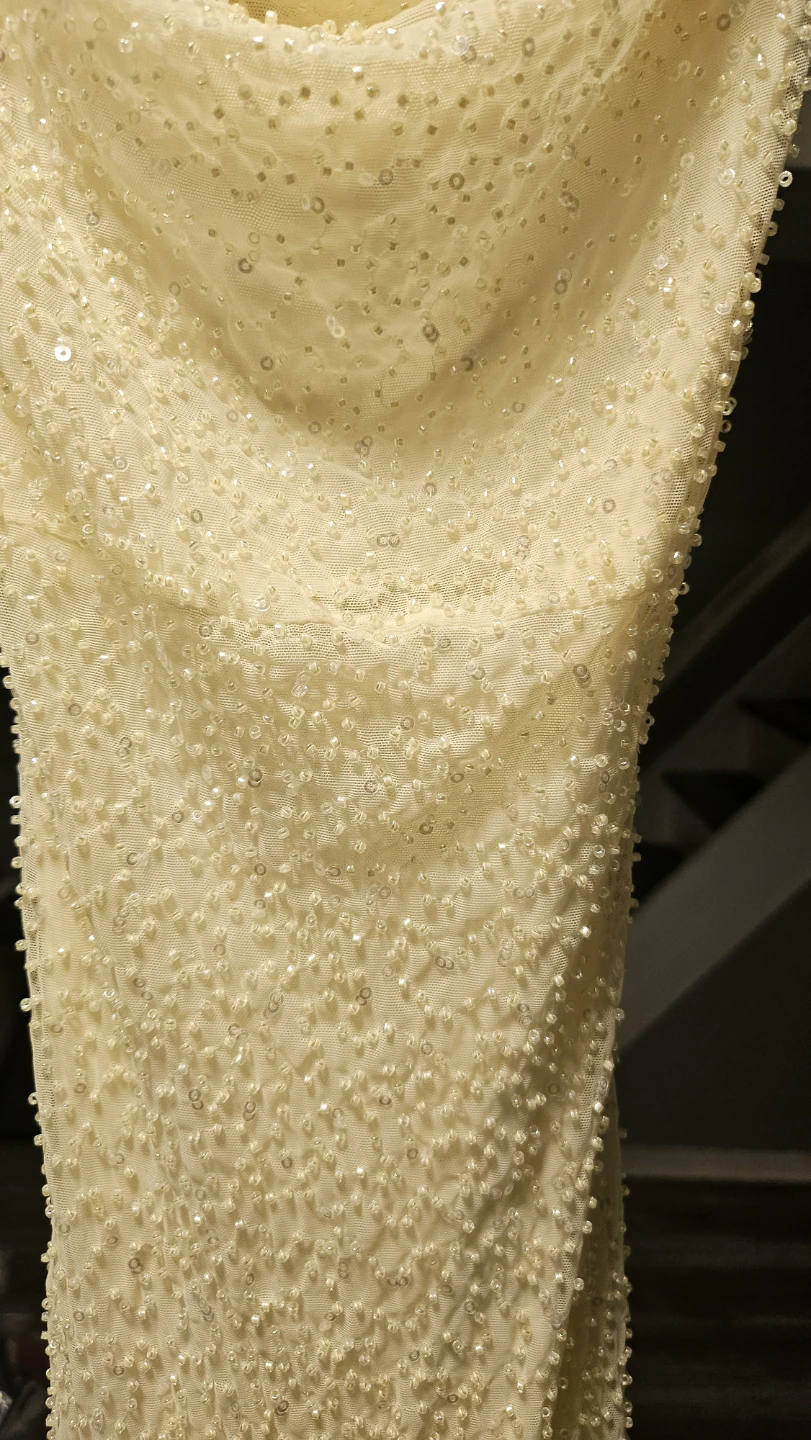 Beaded Yellow Evening Gown - photo 3