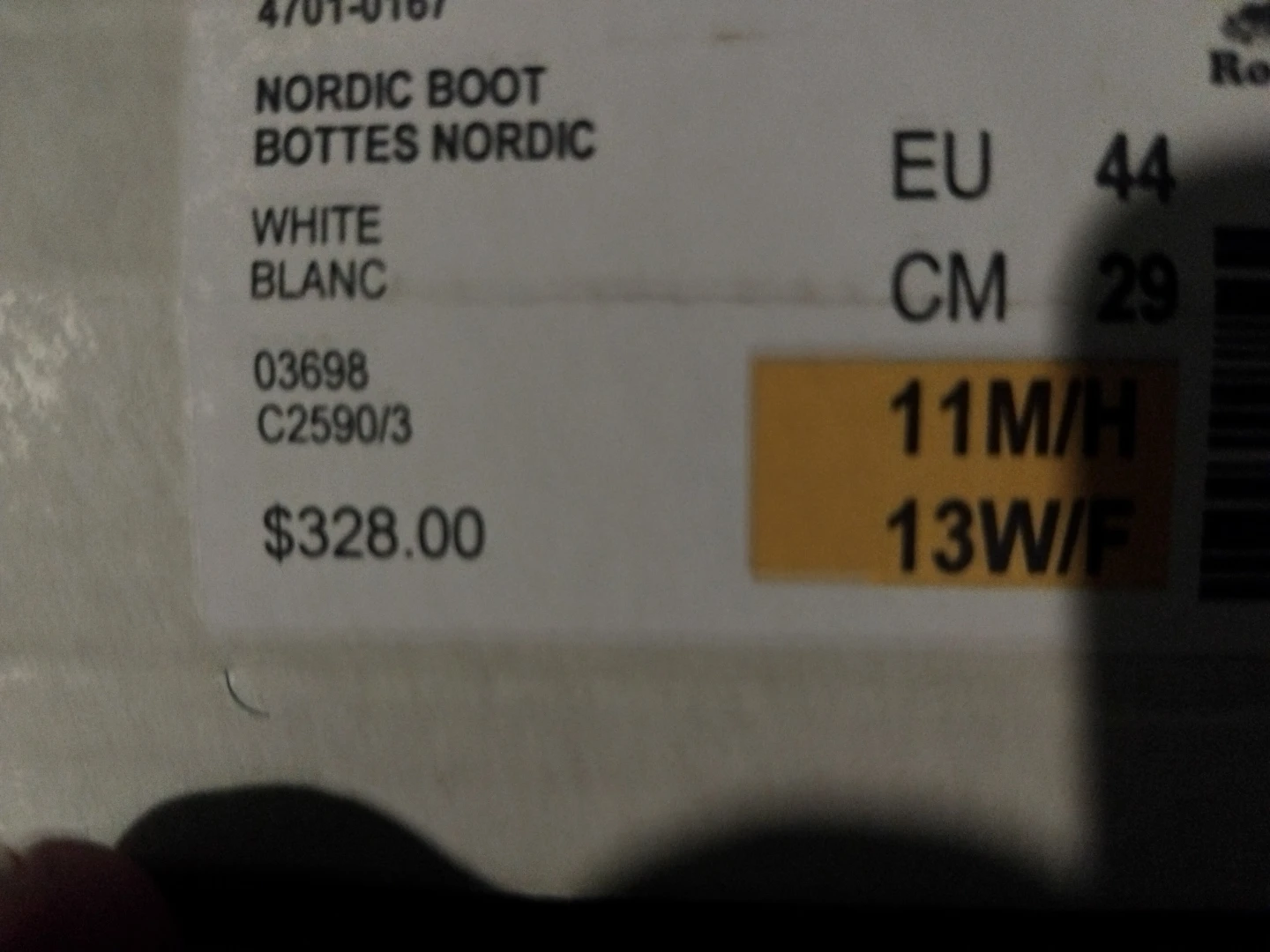 Roots Nordic Boots White Size 11M/13W - photo 4