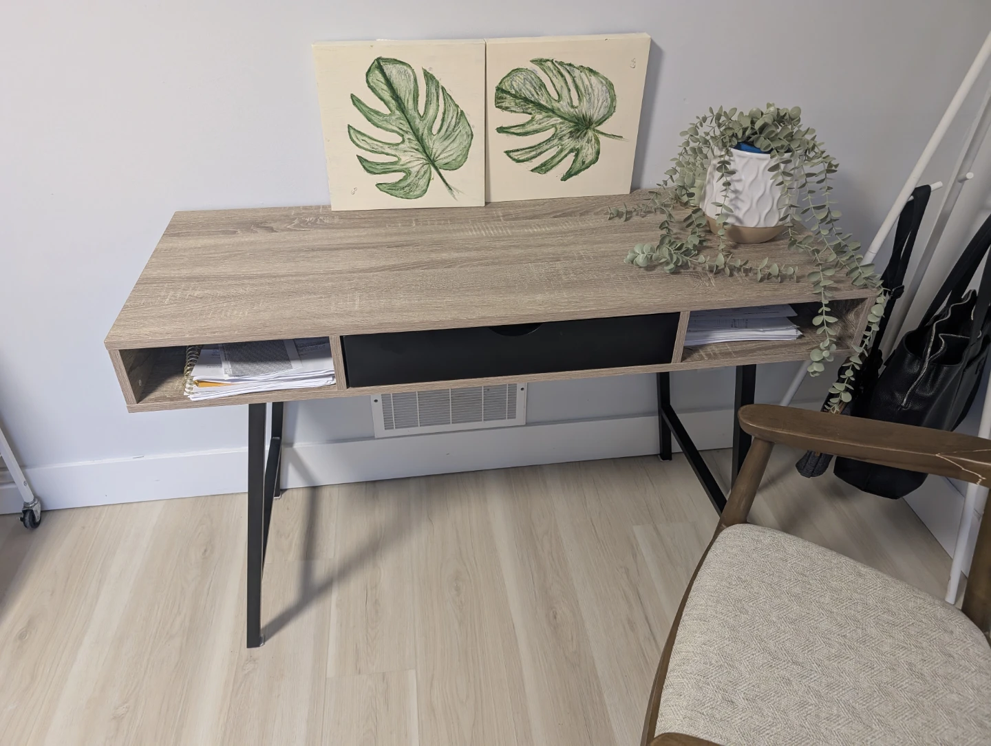 Mid-Century Modern Style Wooden Chair & desk - photo 5