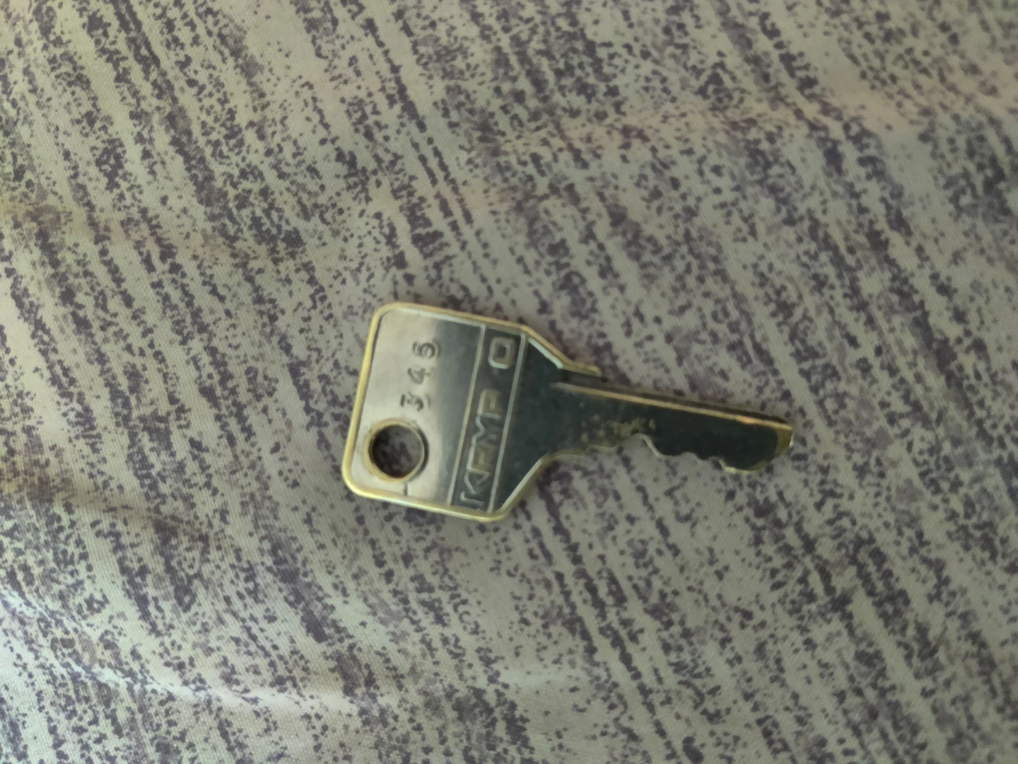 Reflector and a bike lock key