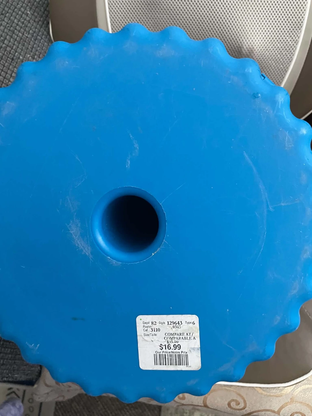 Blue Plastic Cupcake Carrier - photo 3