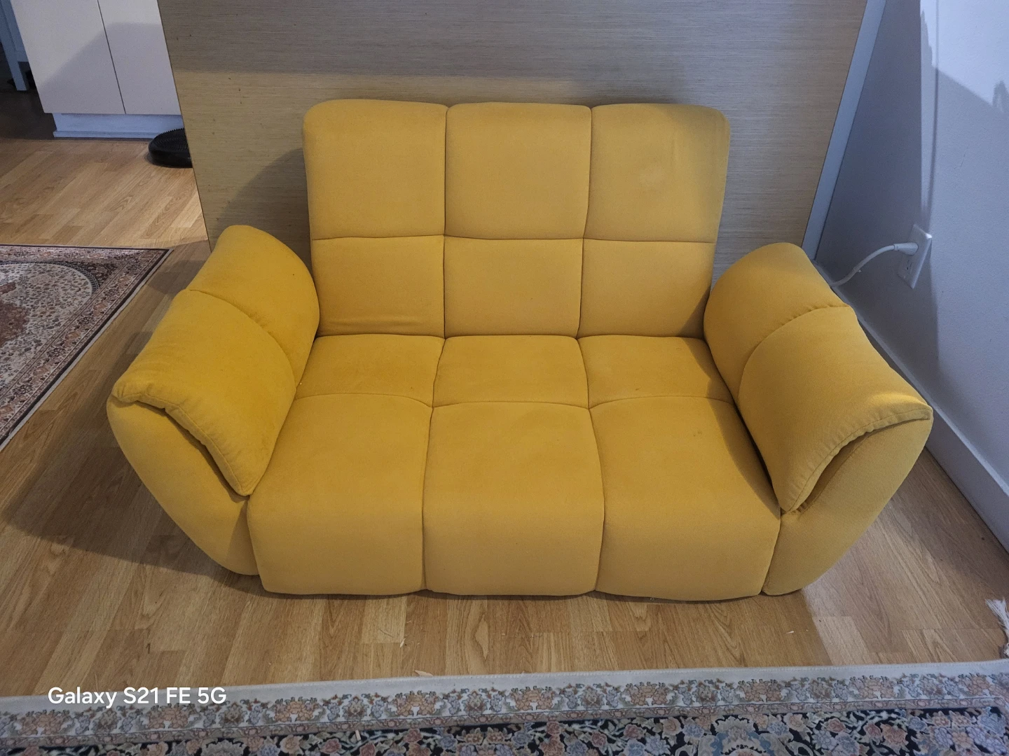 Yellow floor sofa - photo 3