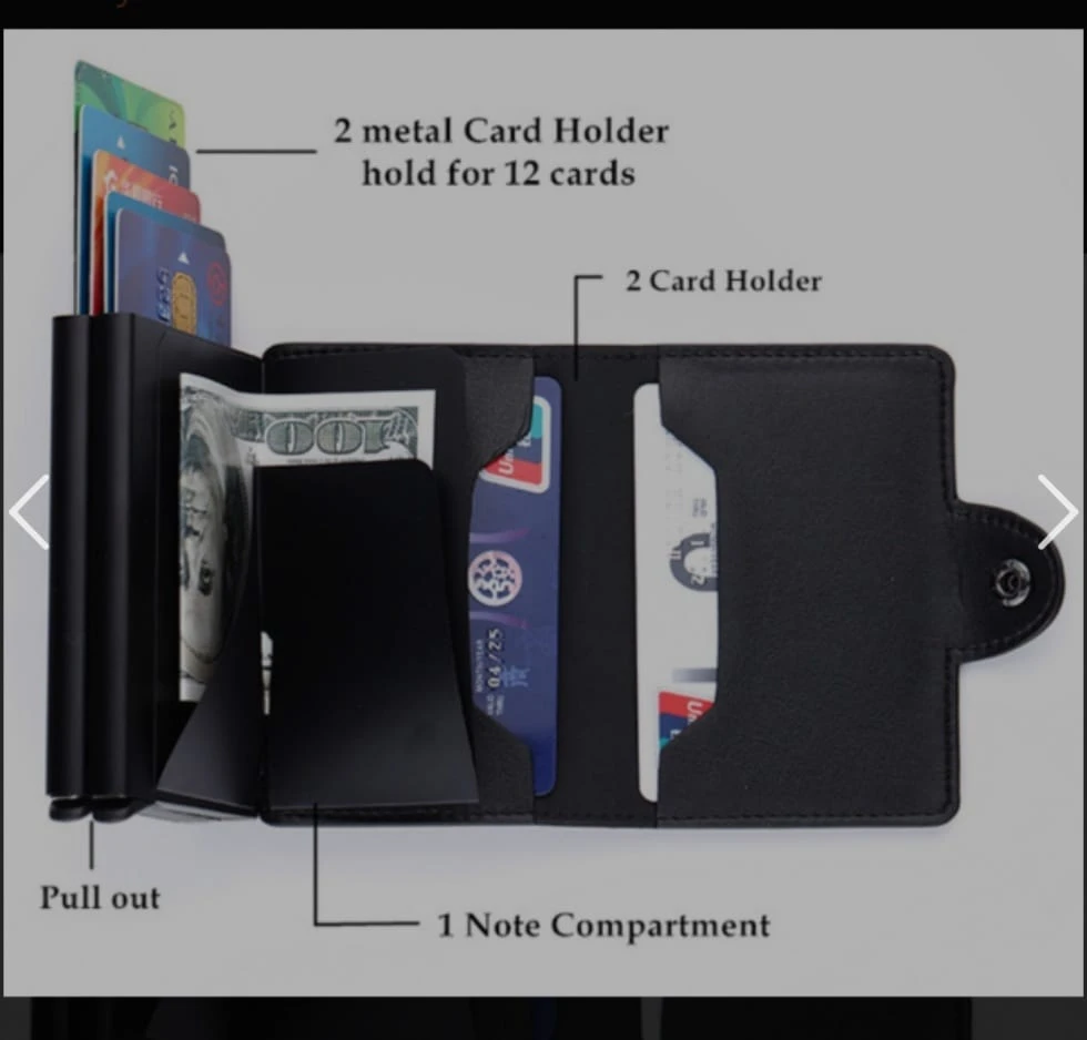 Brand new Anti-theft Protection wallet with box - photo 2