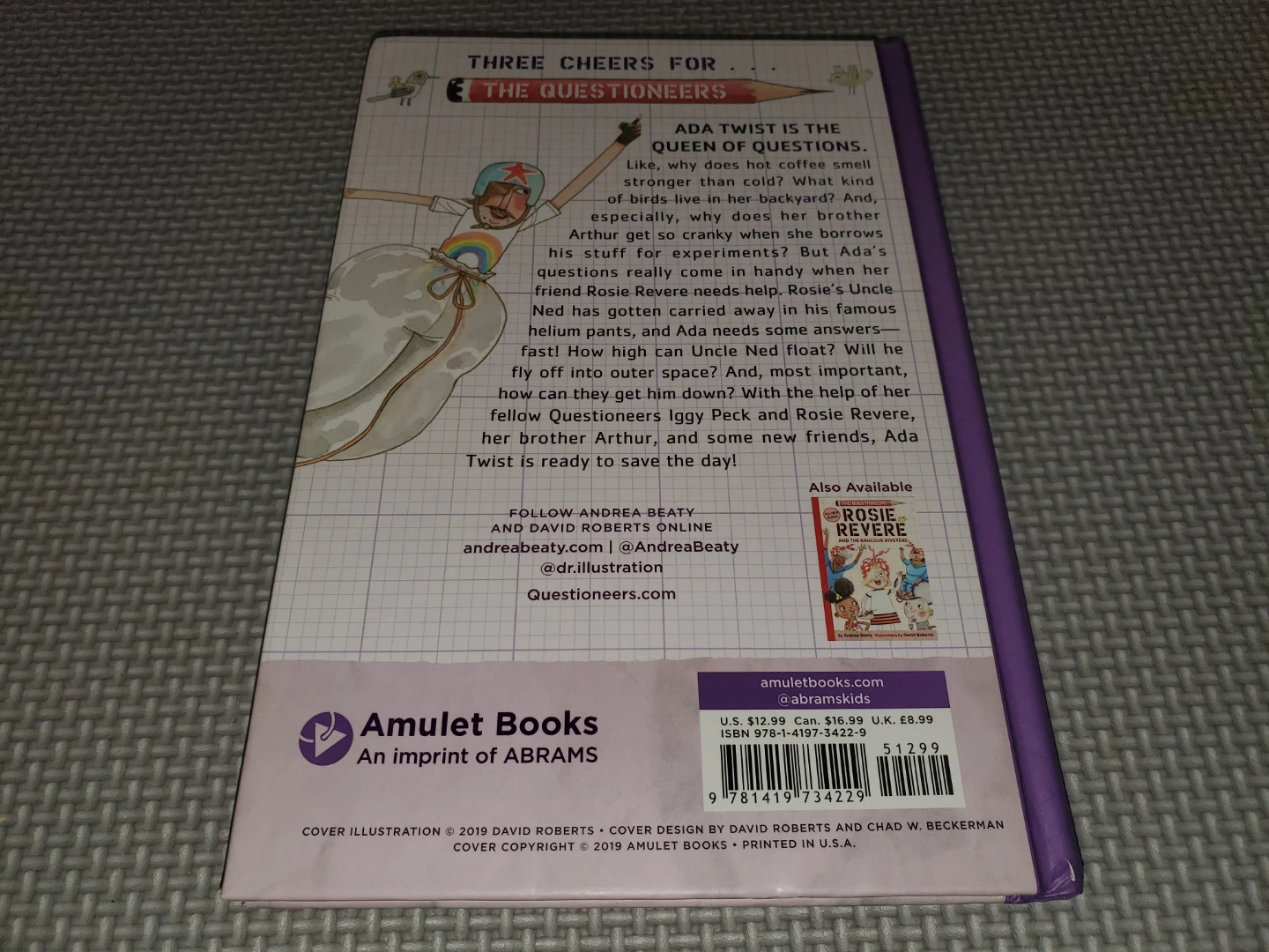 Hardcover Ada Twist and the Perilous Pants Book - photo 3