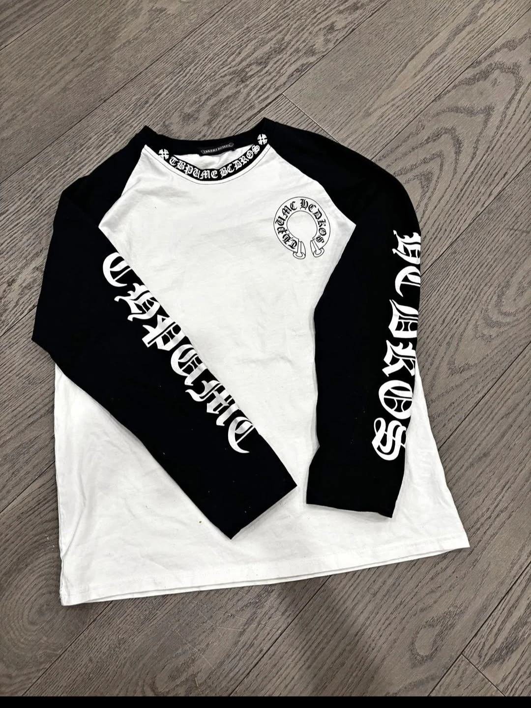 Chrome Hearts Long Sleeve Baseball Tee - photo 2