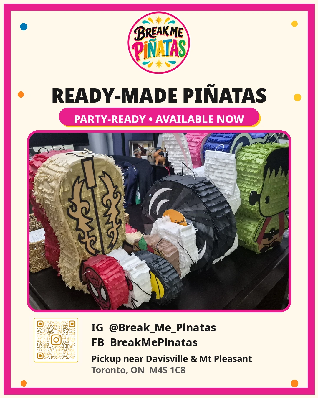 Ready-Made Pinatas by Break Me Pinatas * Party Ready