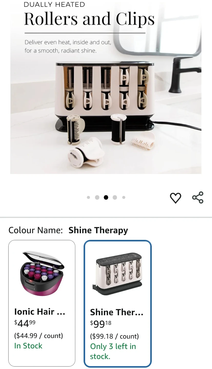 Remington Shine Therapy 20 Heated Hair Rollers - photo 3