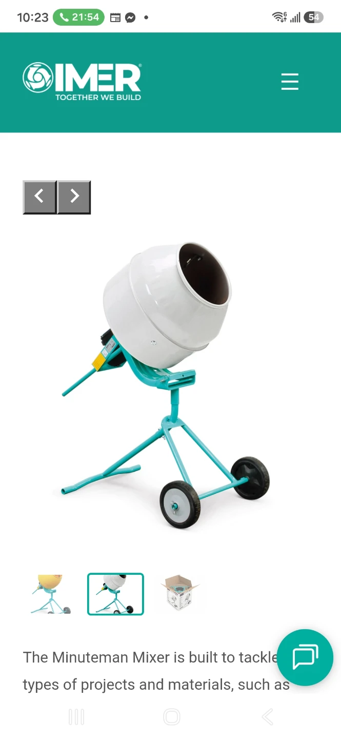 IMER Minuteman Mixer