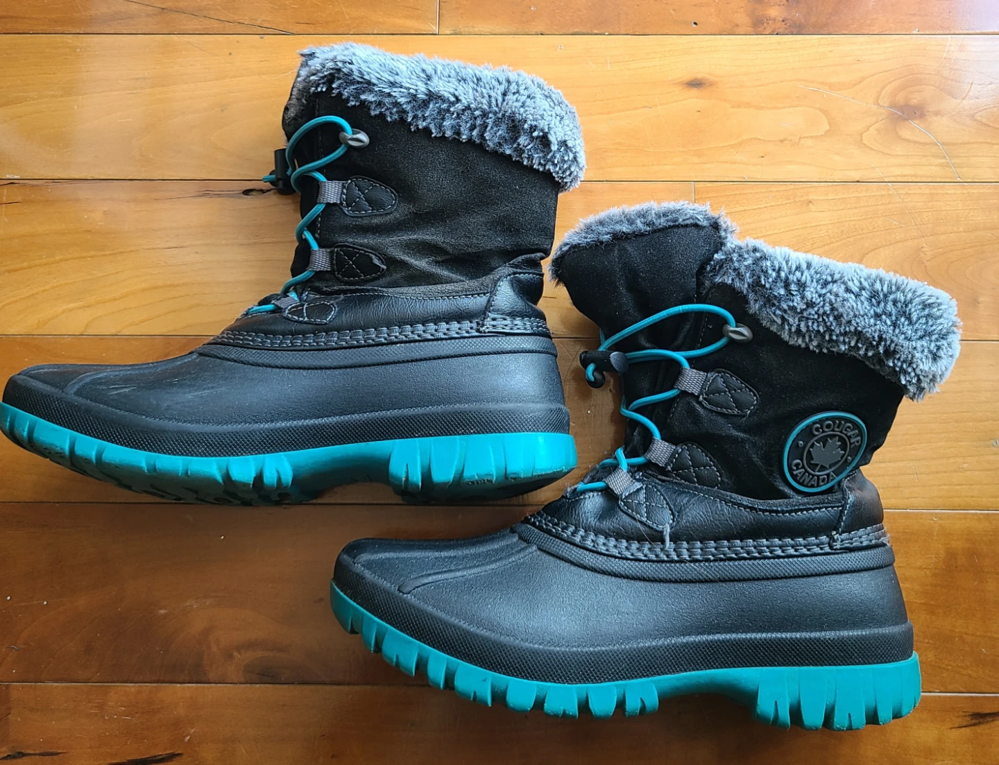 Cougar Black Winter Boots