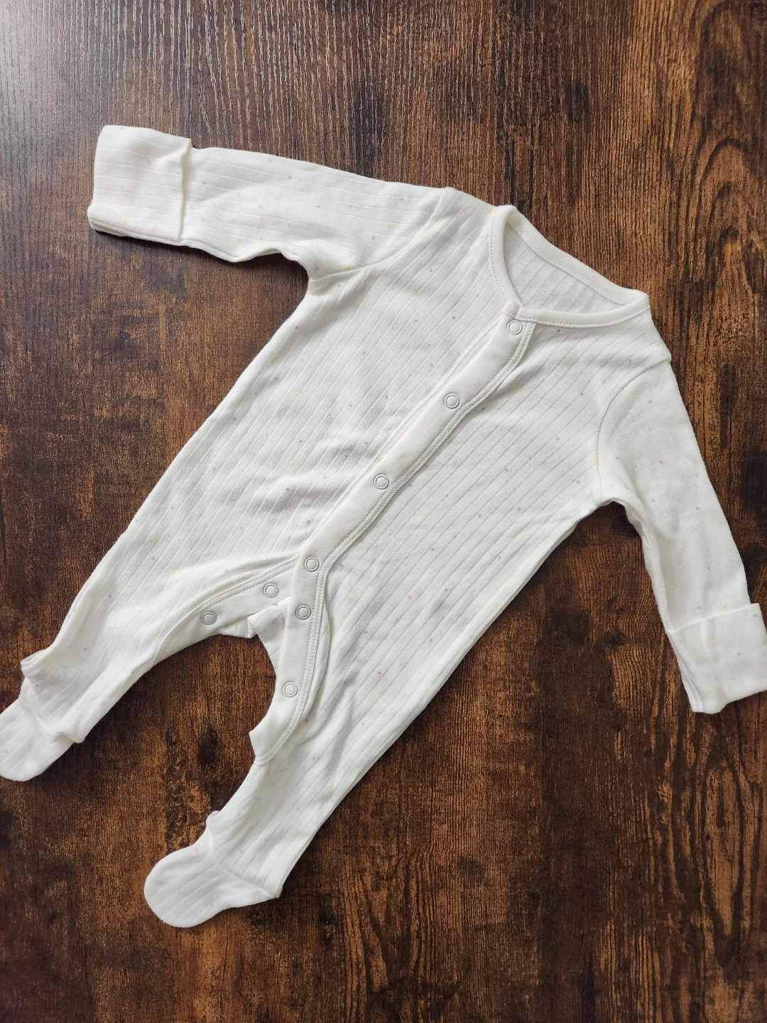 Set of 3 Baby Footed Sleepers NB size - photo 3