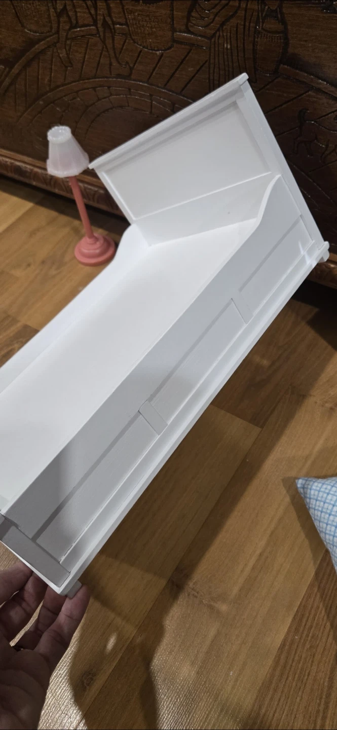 White Doll Bed with Frozen Bedding - photo 2