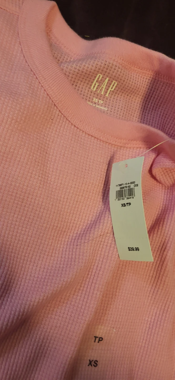 New Pink Gap Waffle Knit Top - photo 2
