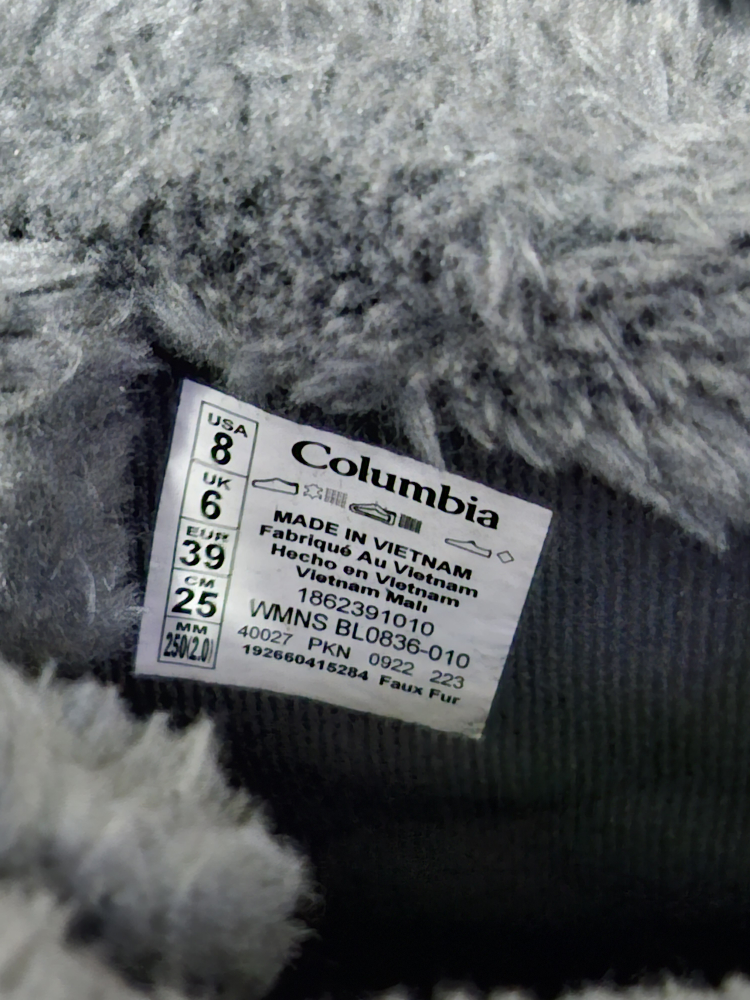 Columbia Women's Black Winter Boots Size 8 - photo 4