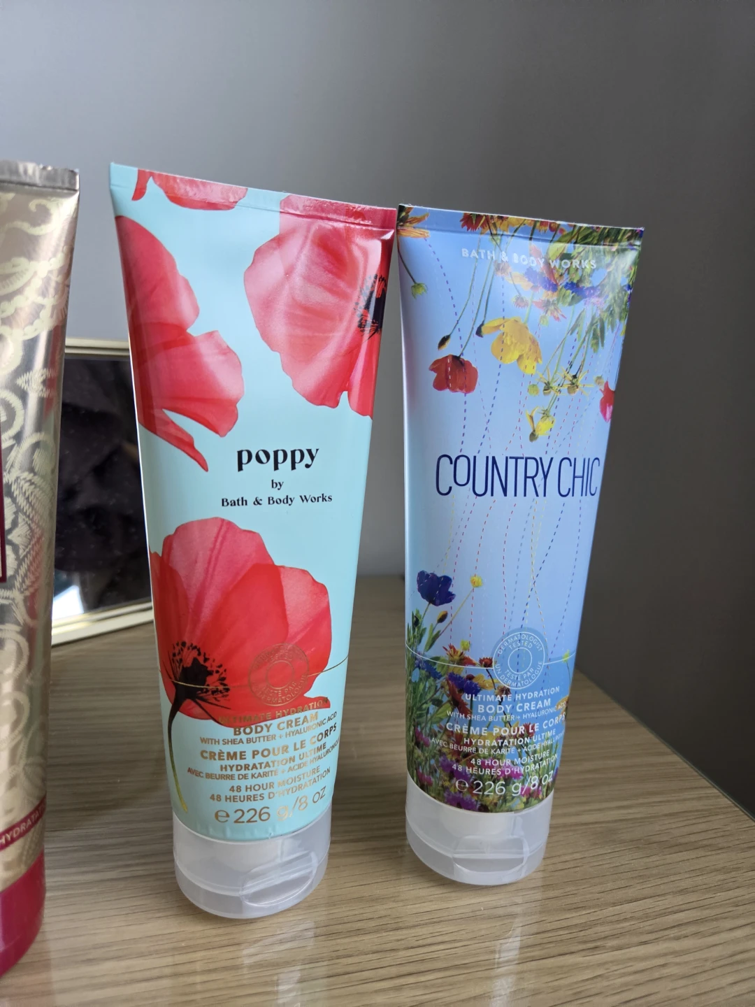 Bath & Body Works Poppy and Country Chic Body Creams