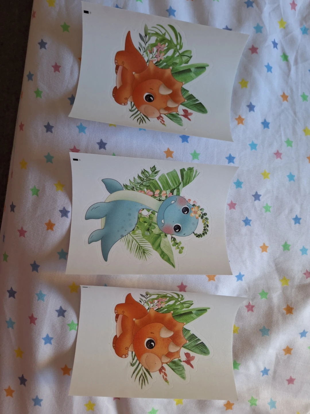 Set of 3 Dinosaur Wall Decals