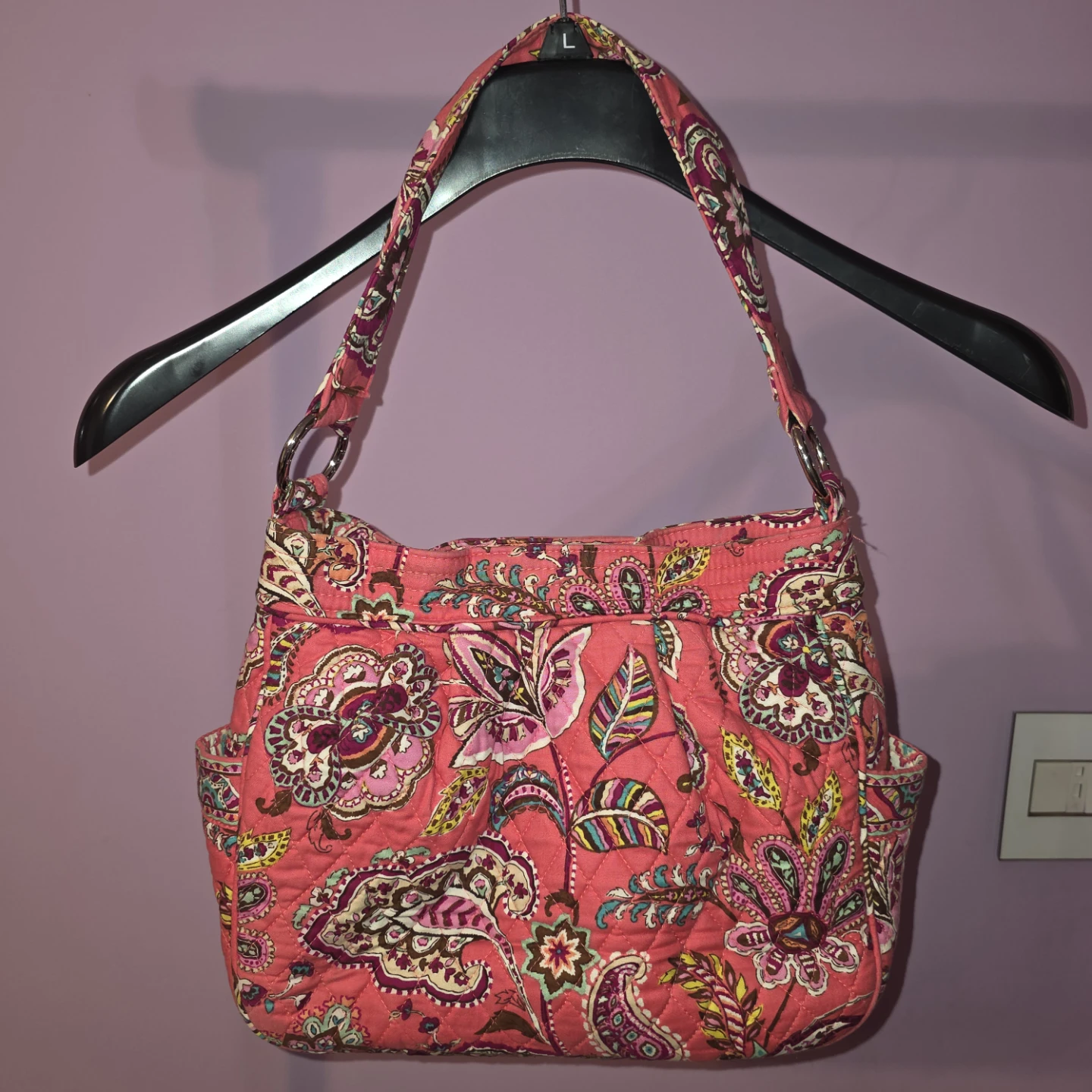 Vera Bradley Quilted Floral Shoulder Bag