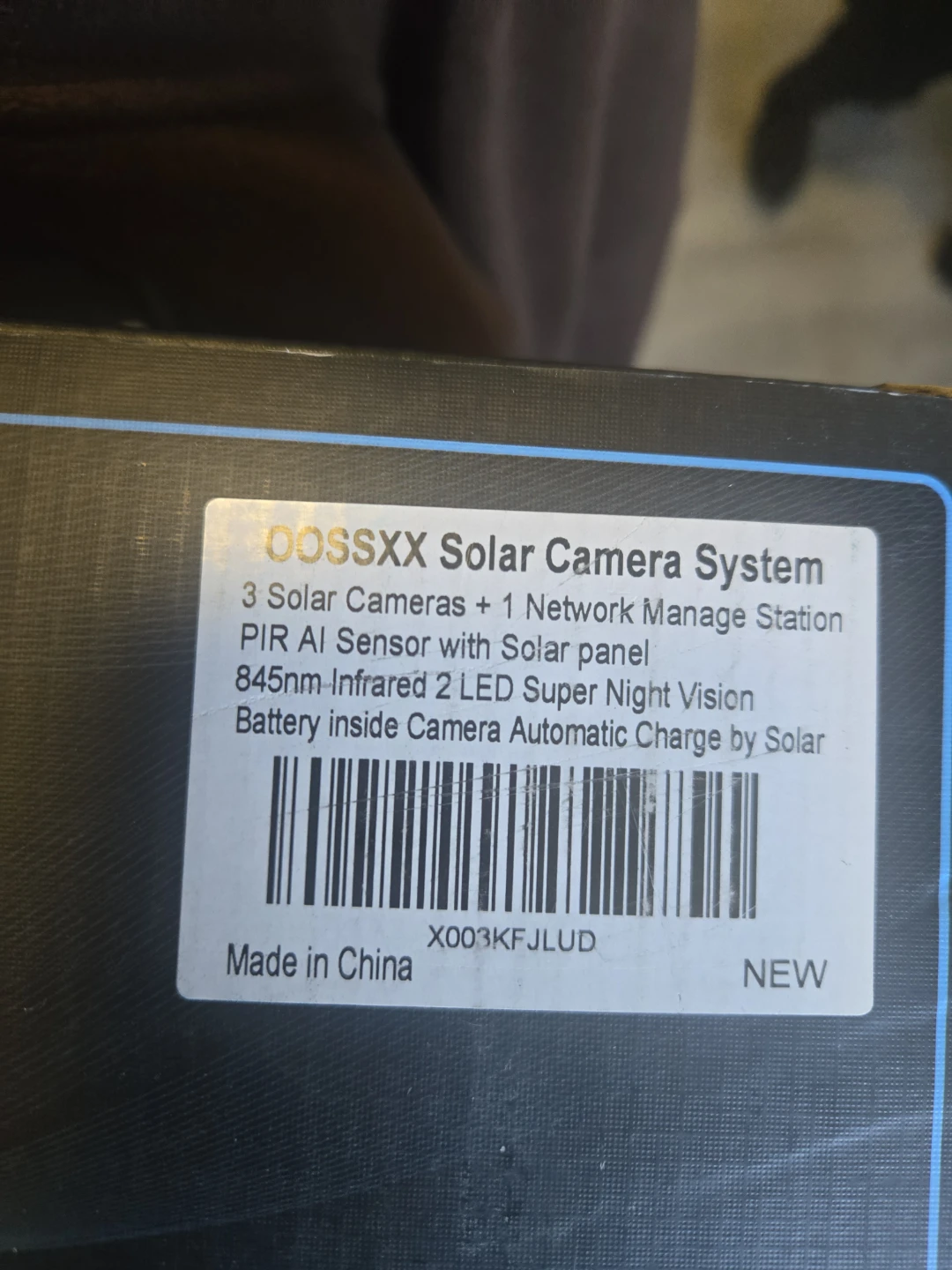 OOSSXX Solar Camera System with 3 Cameras - photo 2