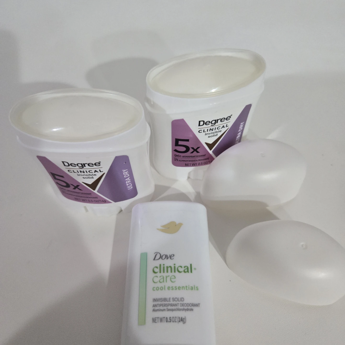 Degree and Dove Clinical Antiperspirant Deodorant Lot - photo 2