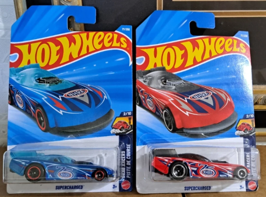 2 Hot Wheels NHRA Supercharged Drag Racers