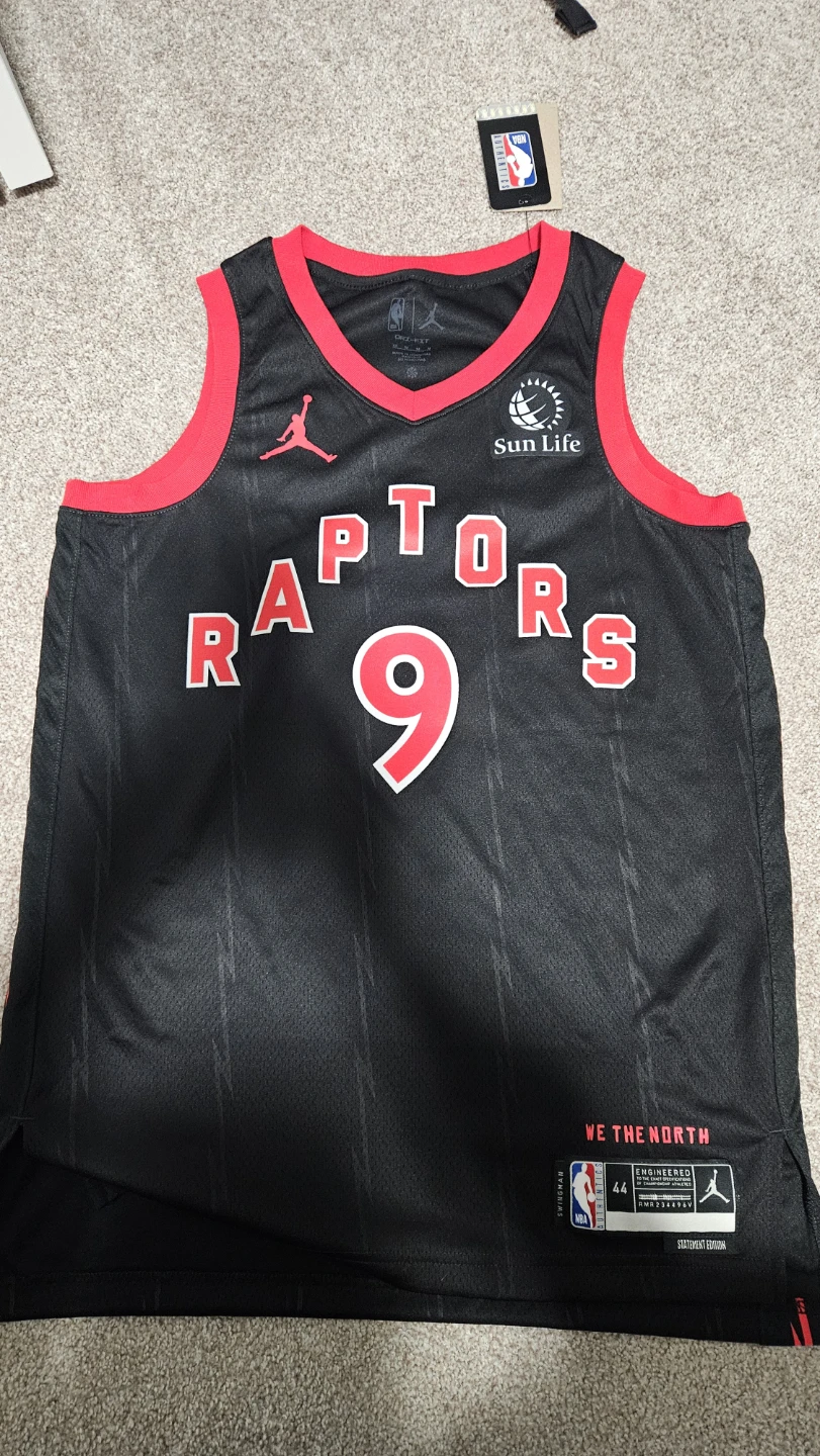 Toronto Raptors RJ Barrett Jersey Size 44