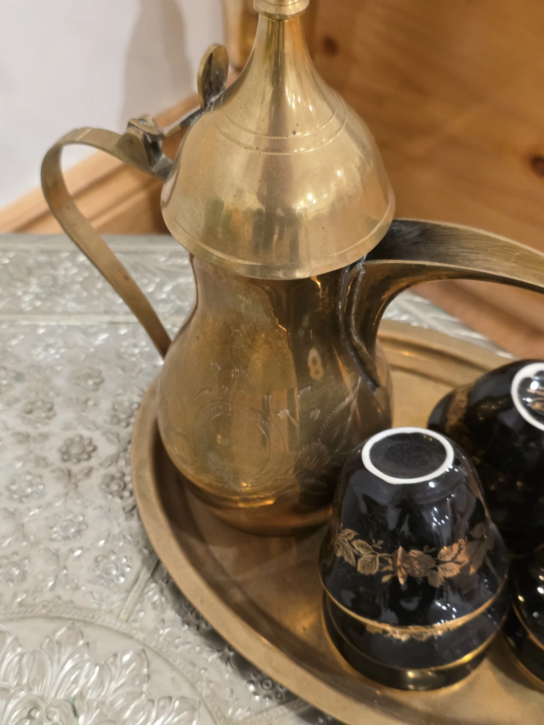 LTR Brass Coffee Set - photo 3