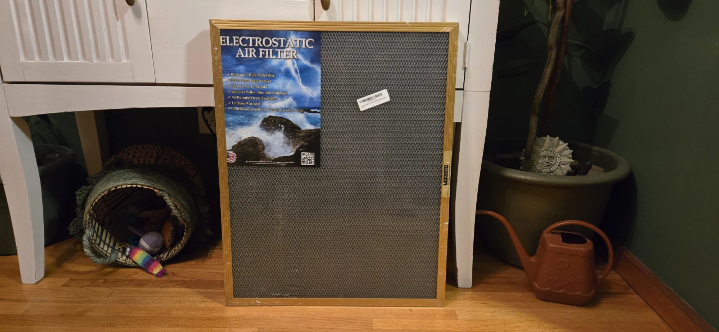 Electrostatic Air/Furnace Filter (20x25x1) *Washable*