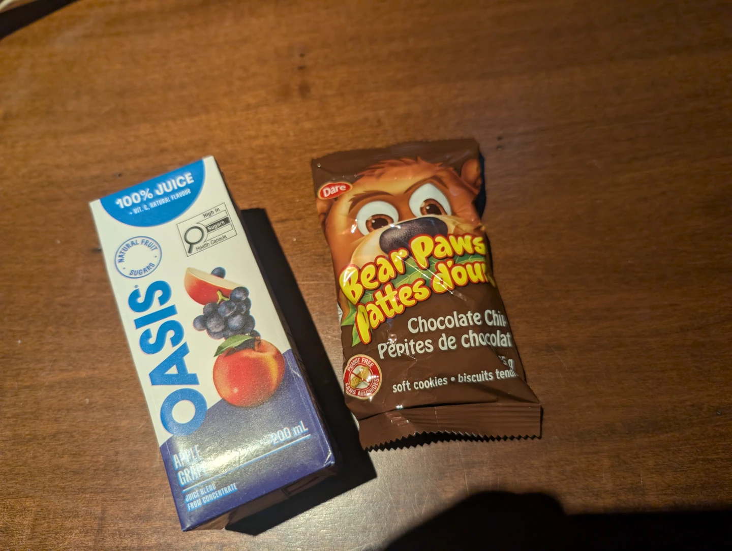 Oasis Juice and Dare Bear Paws