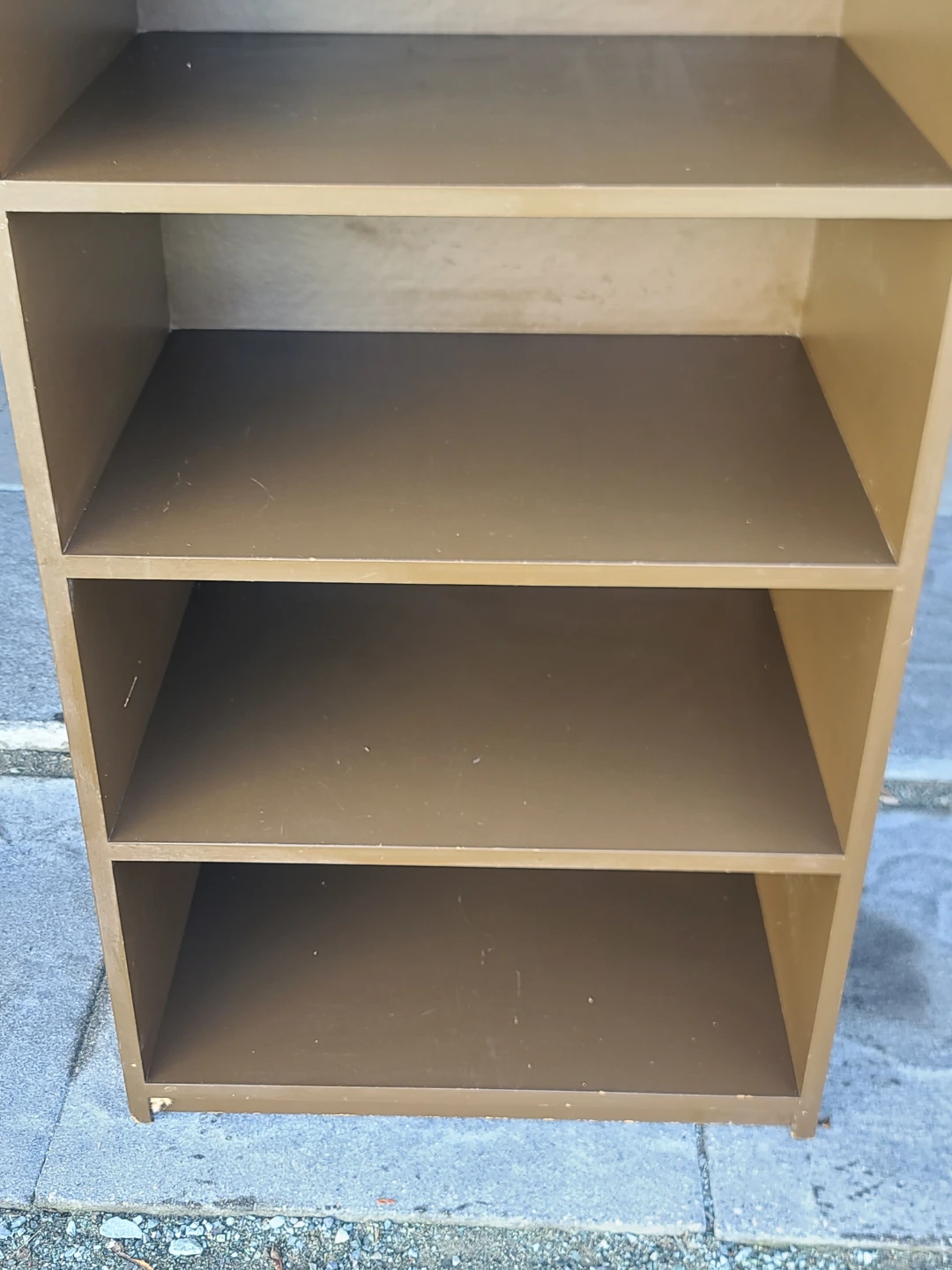 Tall Brown 5-Shelf Bookcase - photo 5