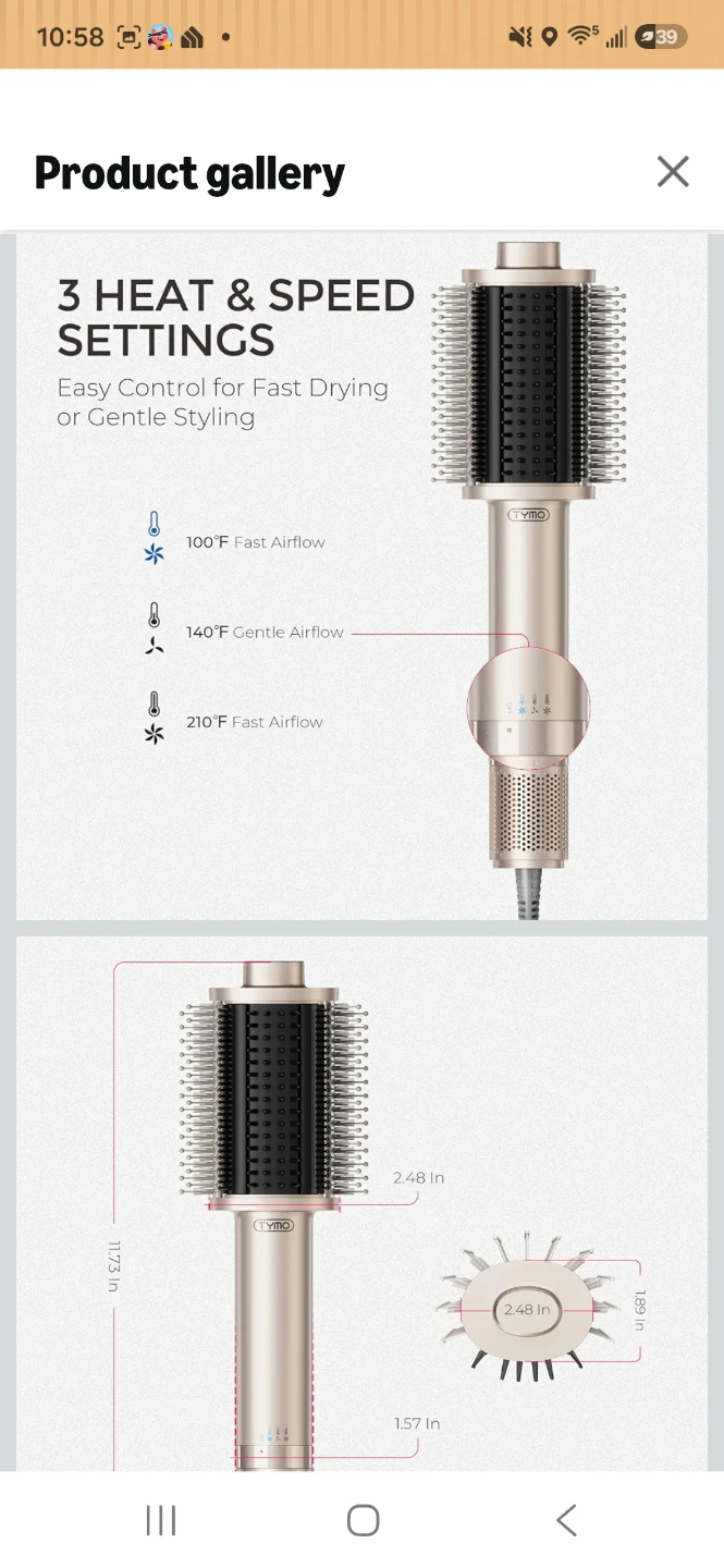 TYMO Hot Air Brush - photo 3