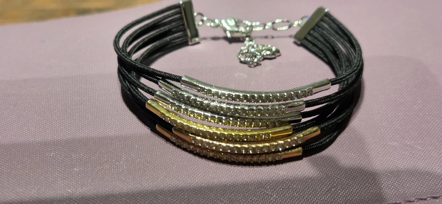 Swarovski Multi-Strand Crystal Bracelet