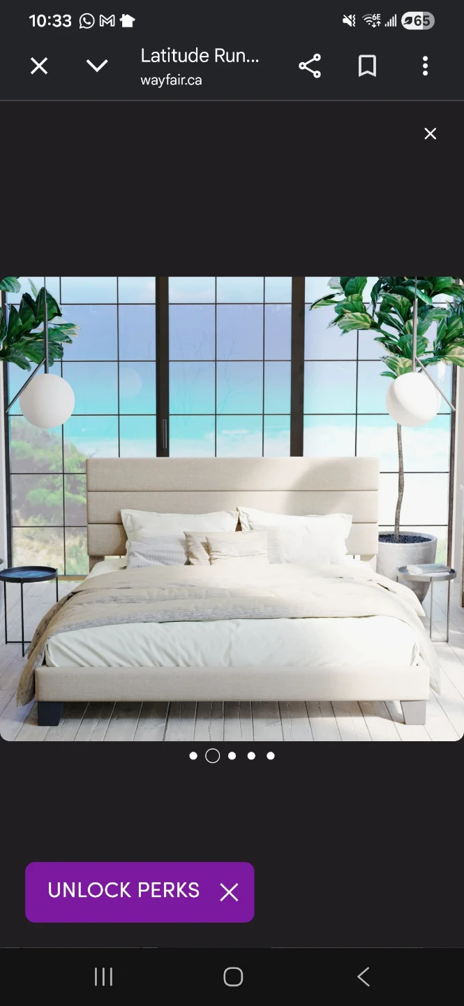 Upholstered Bed Frame  queen - photo 5