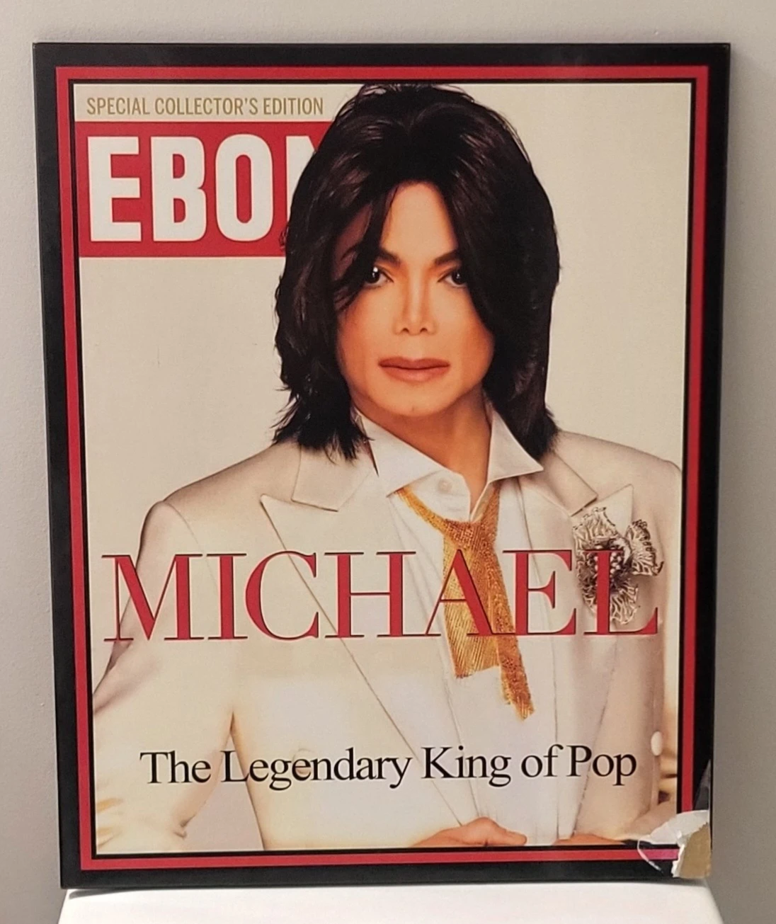 Michael Jackson Ebony Magazine Plaque. - photo 2