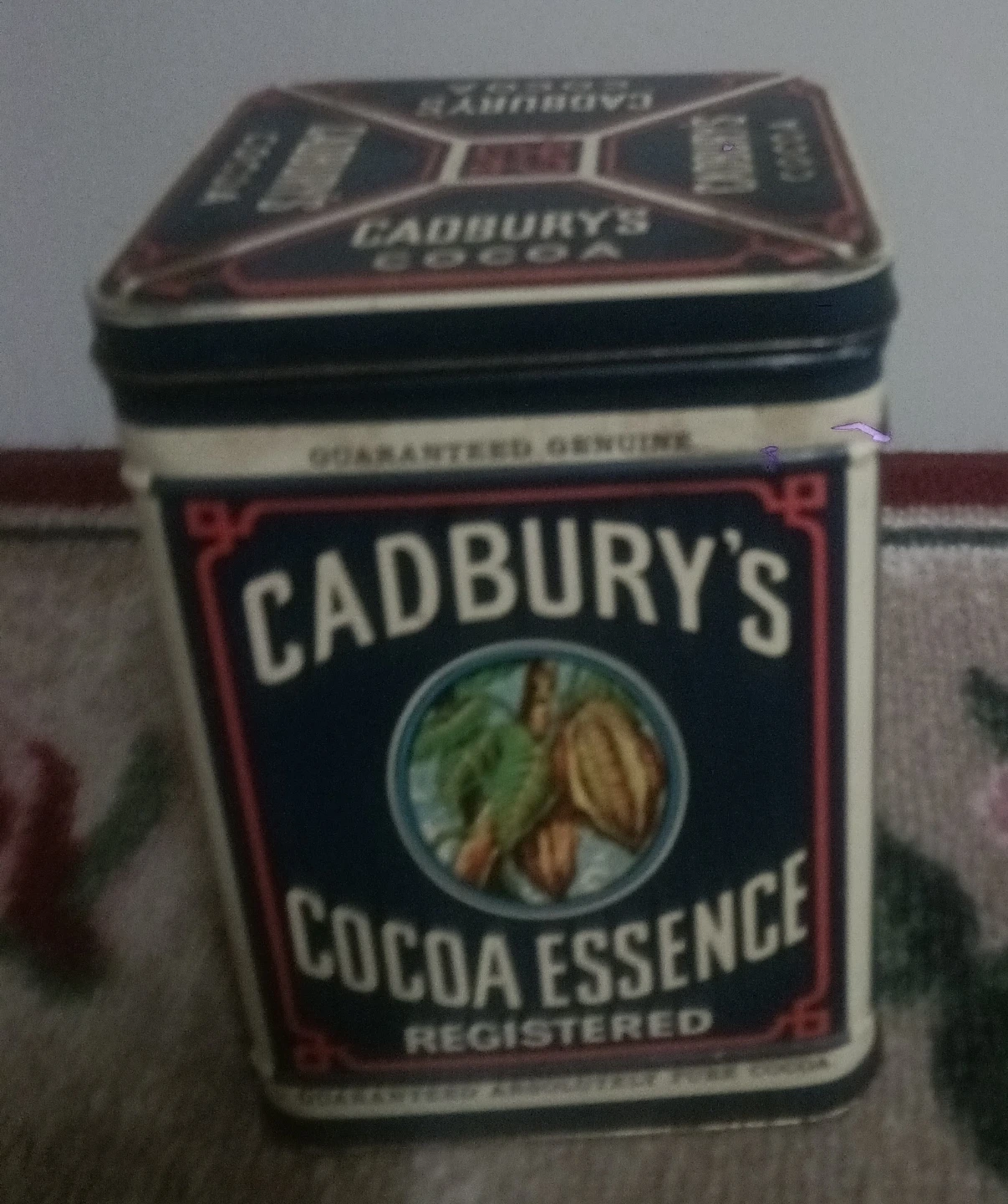 Vintage Cadbury's Cocoa Essence Tin
