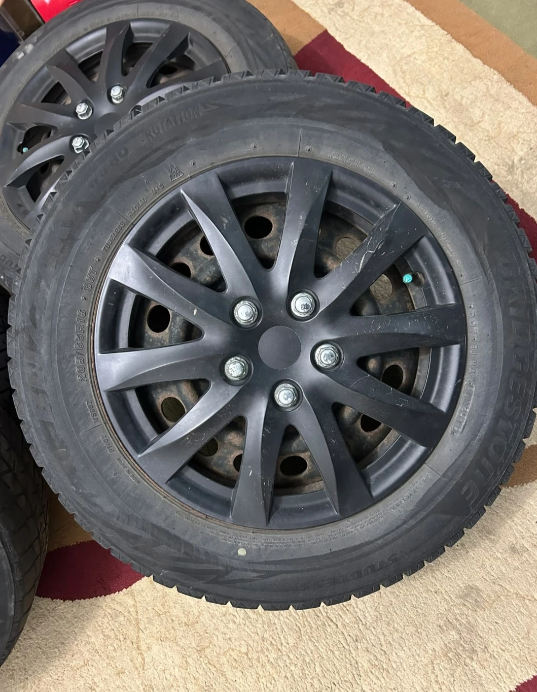 Set of 4 Bridgestone Blizzak WS80 Winter Tires - photo 2