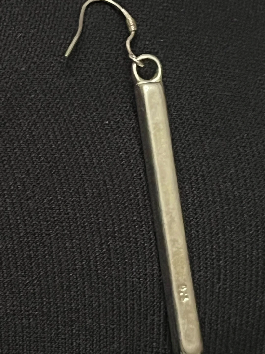 925 Sterling Silver Bar Earrings - photo 3