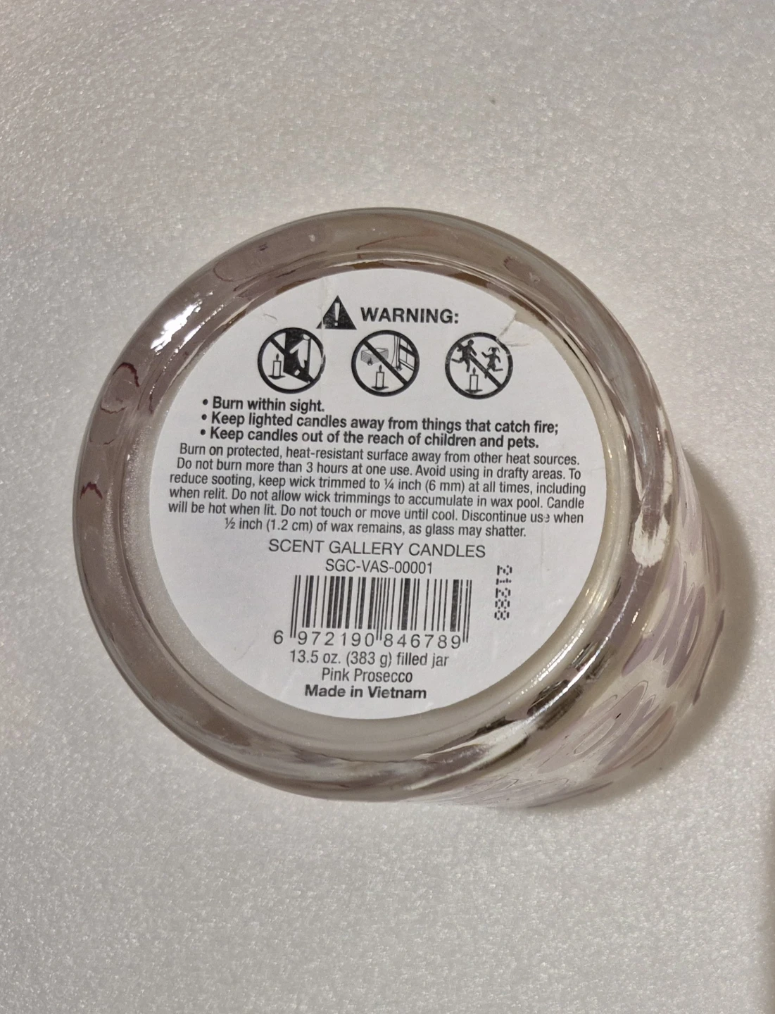 Scent Gallery Pink Prosecco Candle (Skokie) - photo 4