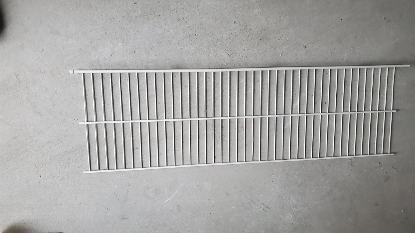 White Wire Closet Shelf