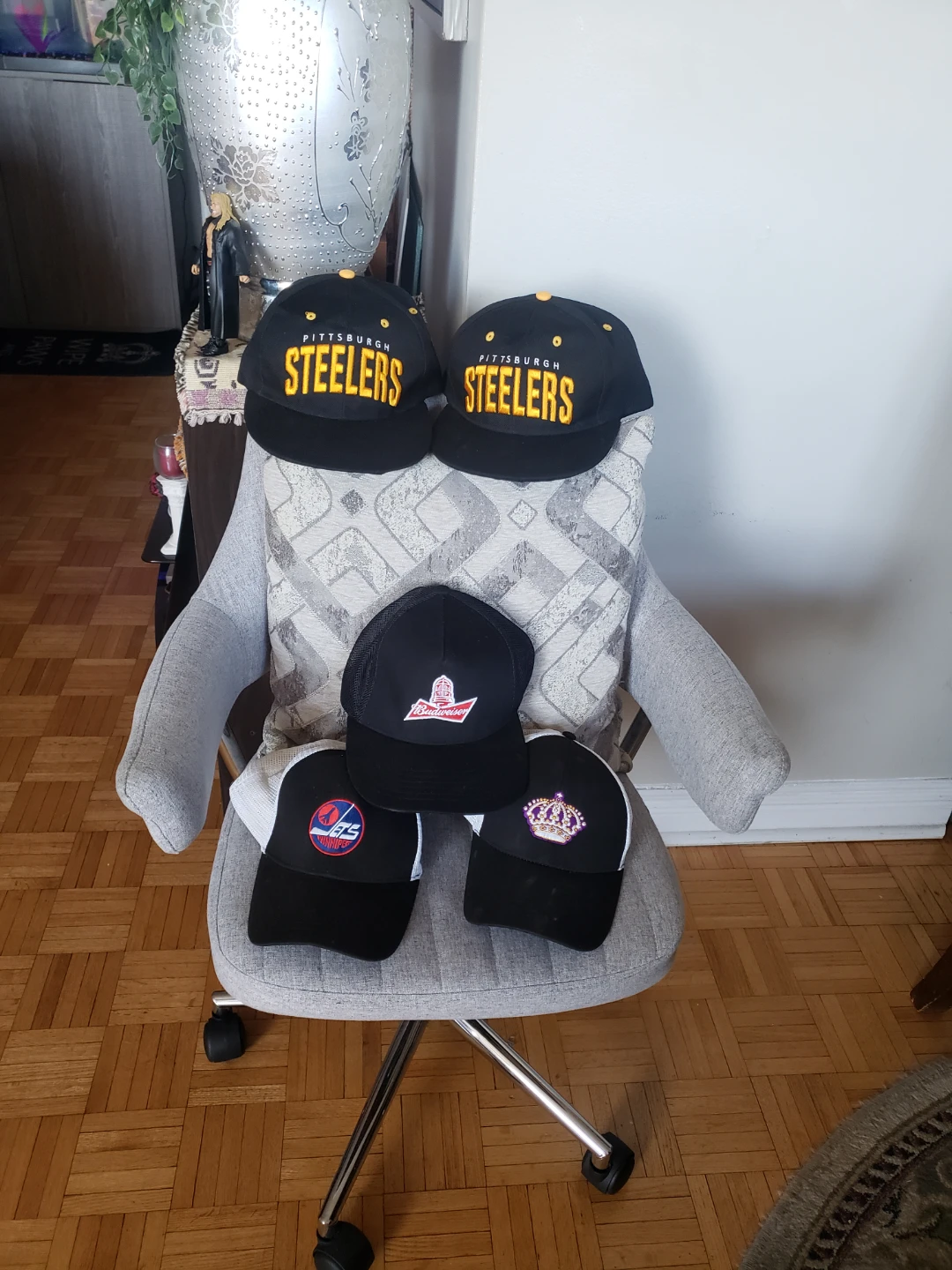 Lot of 5 Assorted Baseball Hats