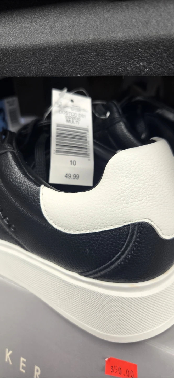 Aldo Black and White Sneakers Size 10 - photo 2