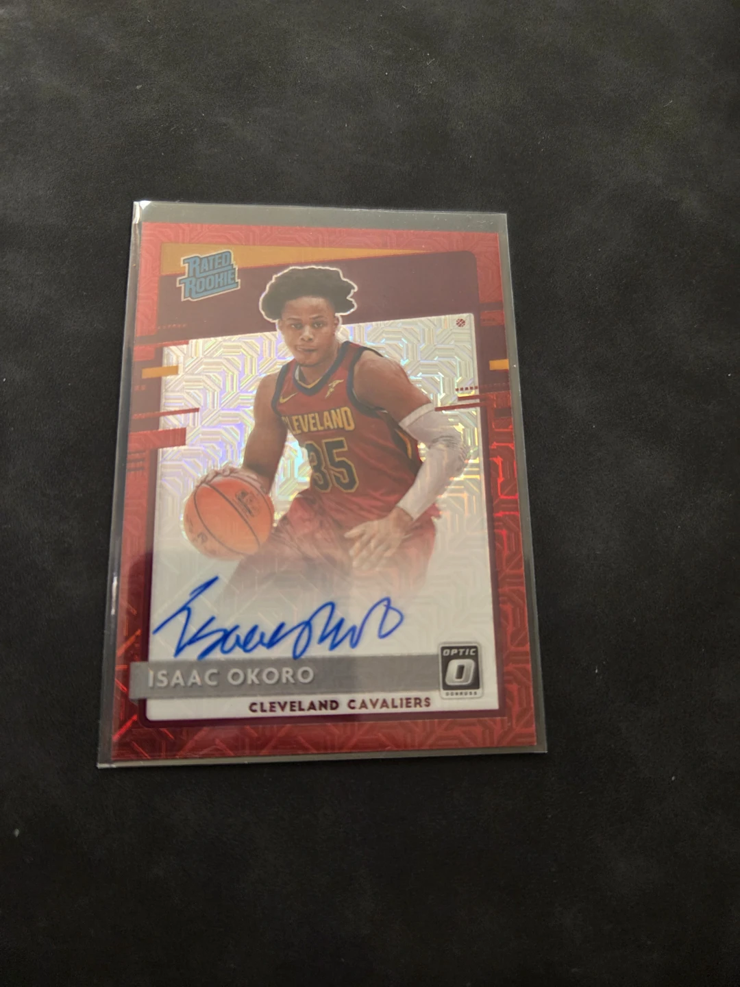 2020-21 Panini Donruss Optic Isaac Okoro Rated Rookie Auto