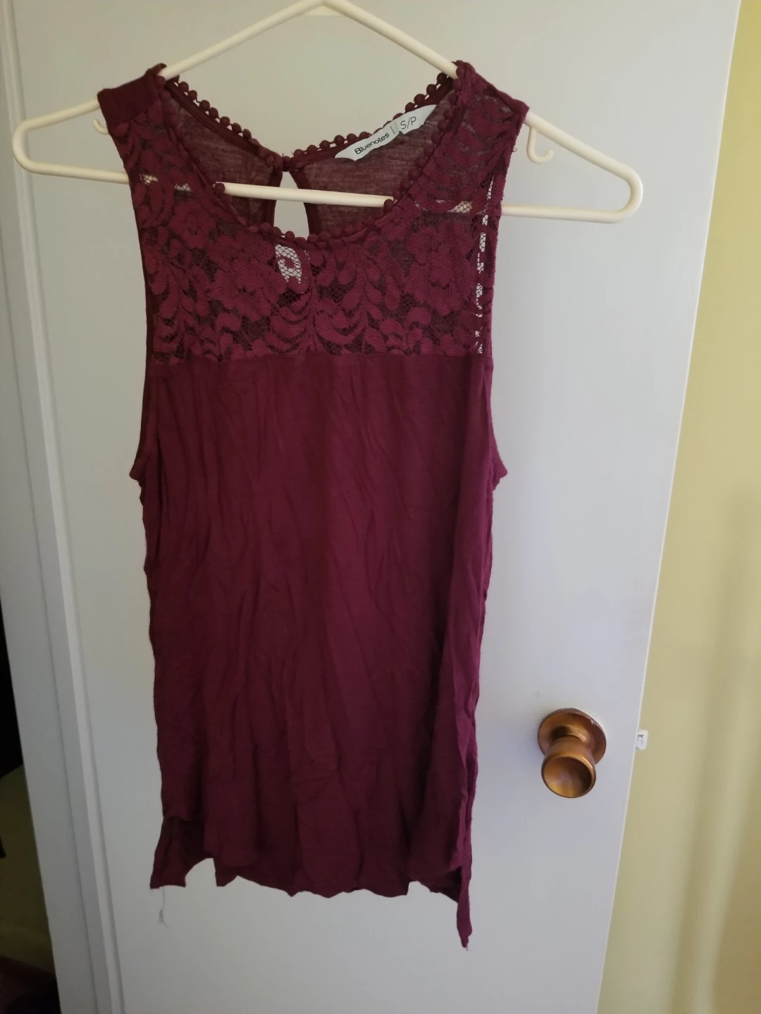 Bluenotes Burgundy Top