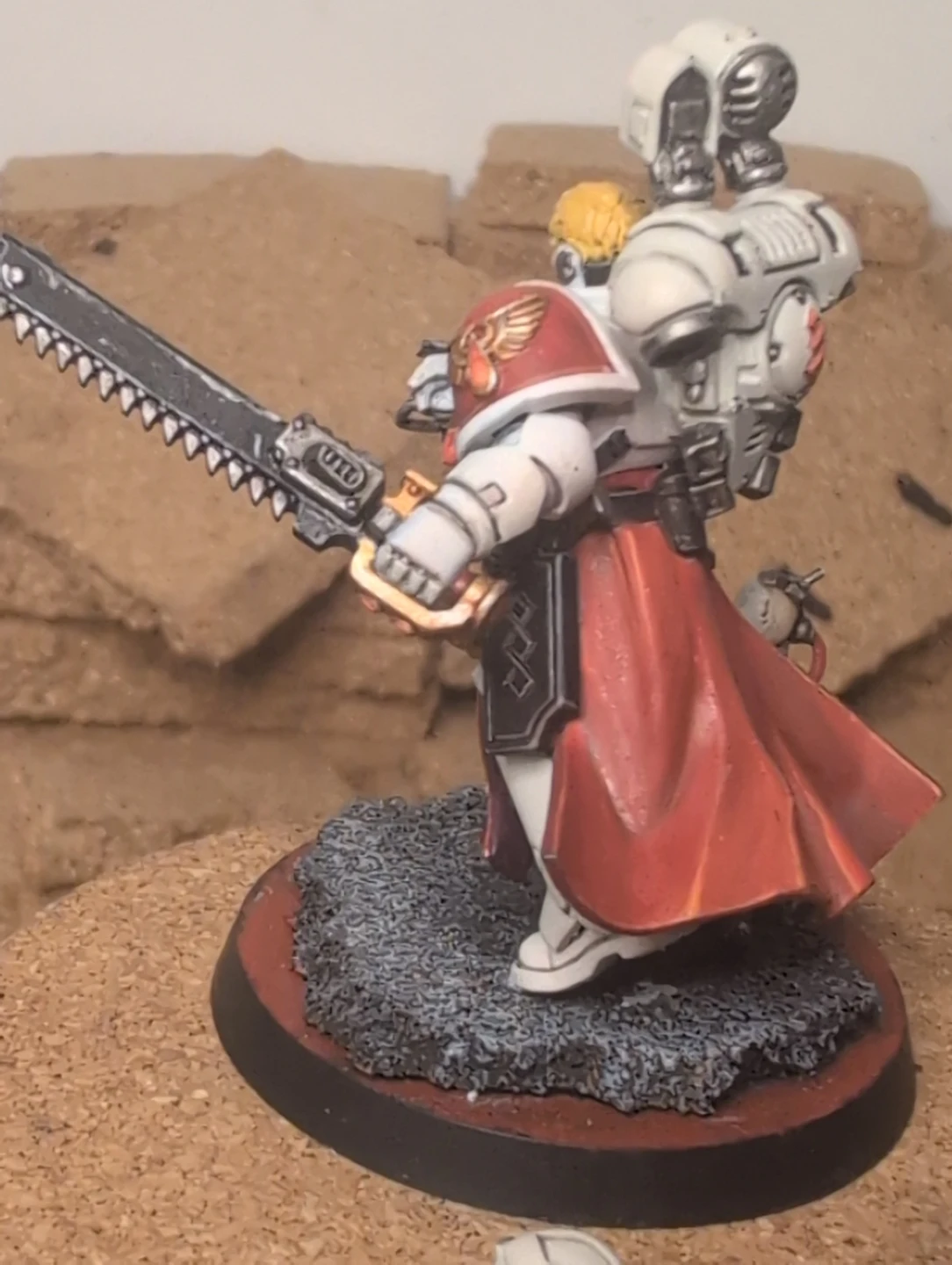 Warhammer 40K Blood Angels Sanguinary Priest Swappable Helmet - photo 5