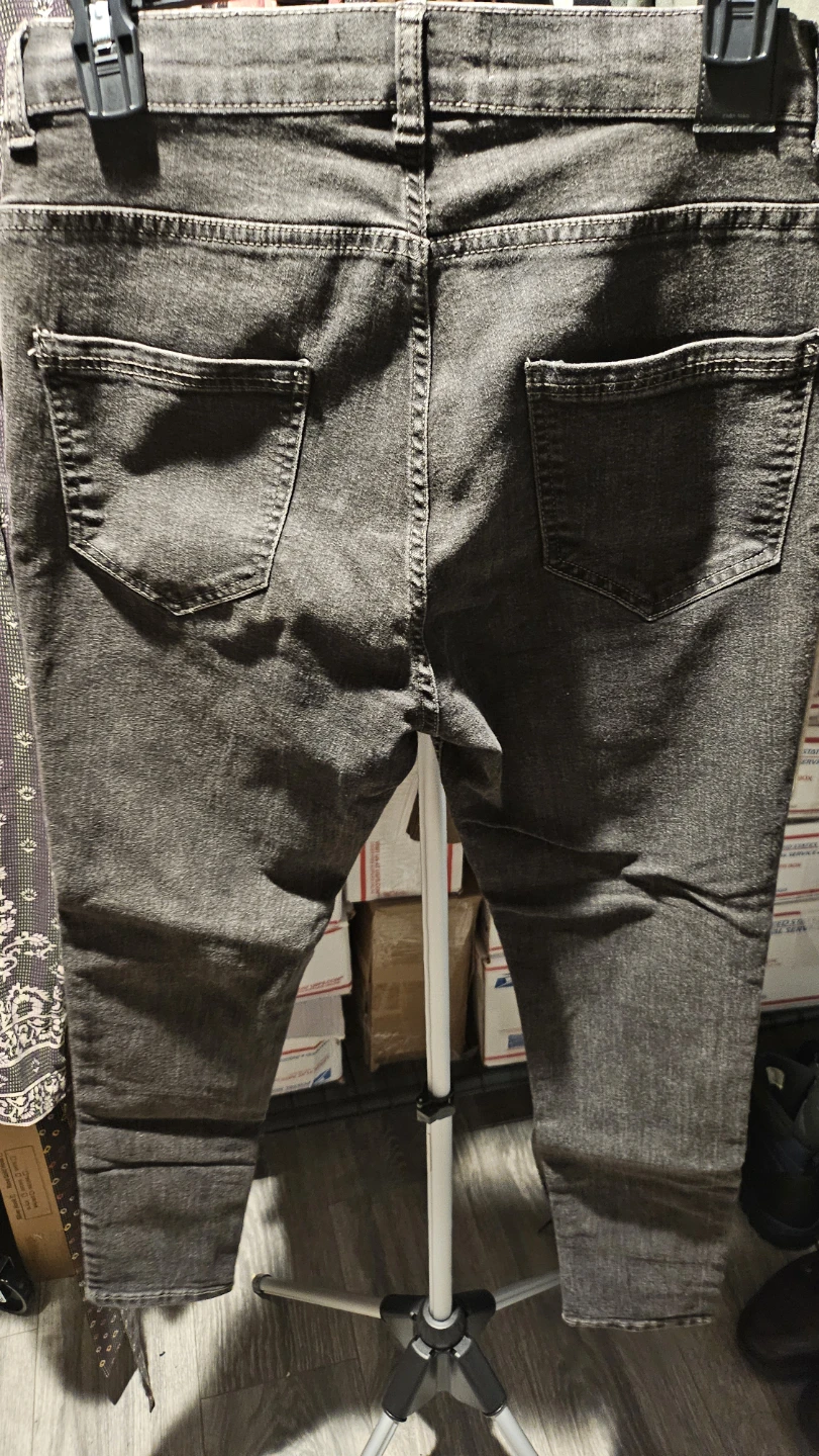 Zara Men's Black Distressed Jeans Size 31 - photo 4