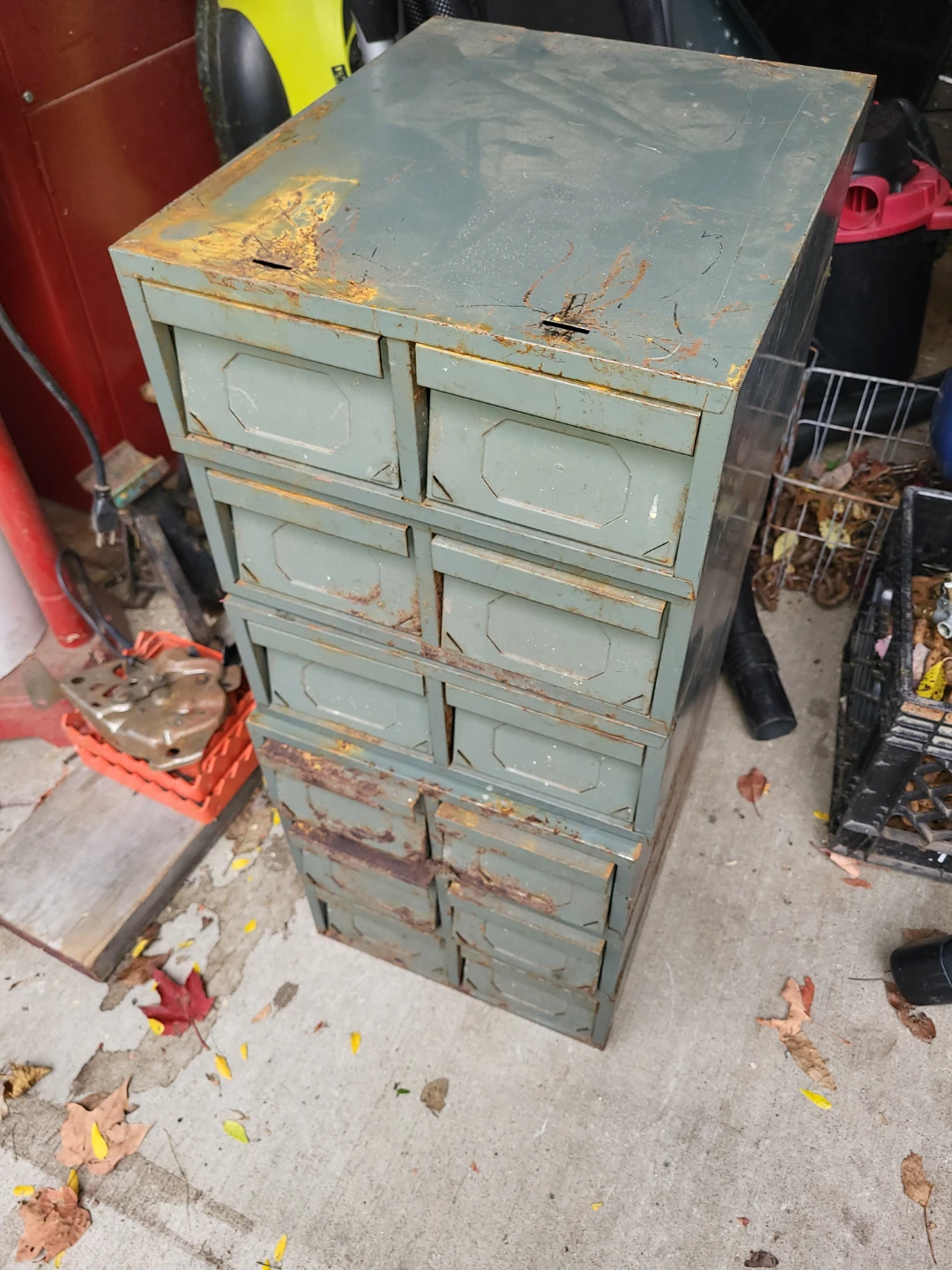 Metal Small Parts Storage Cabinet