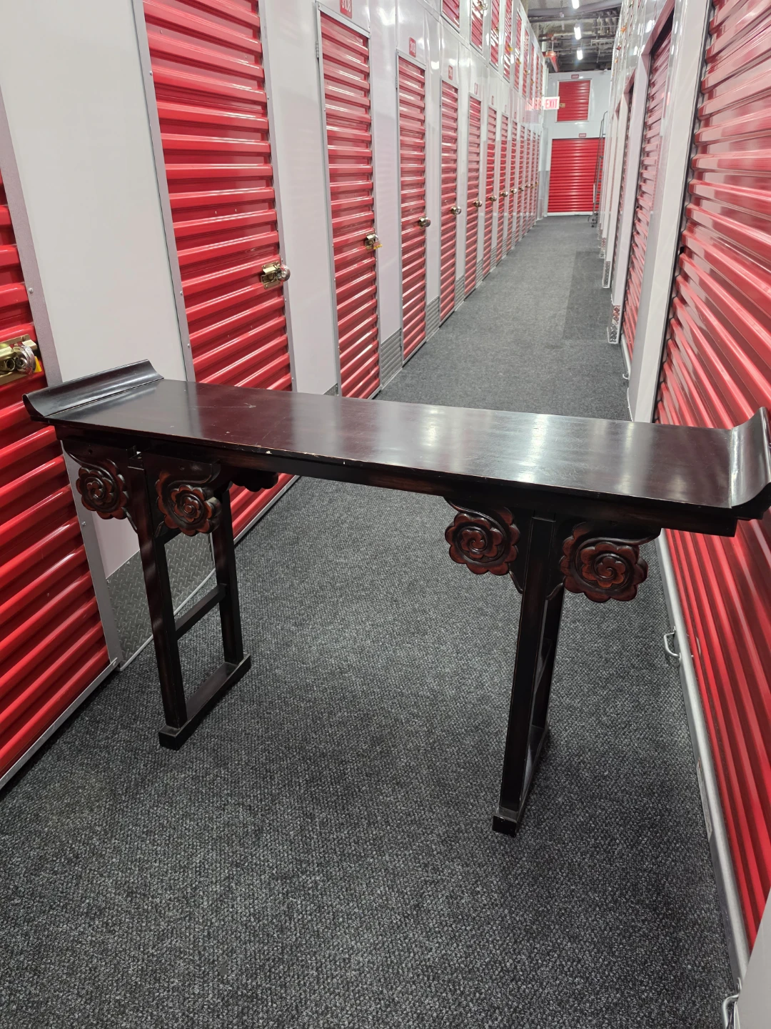 Traditional Chinese Style Wood Console Table - photo 3